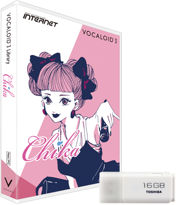 Shop Ssw Jp 商品詳細 Vocaloid3 Library Chika Usbメモリ16gb お買い得セット